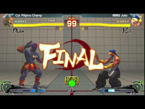 SSF4: Filipino Champ vs MMG Julio - MC Grand Opening