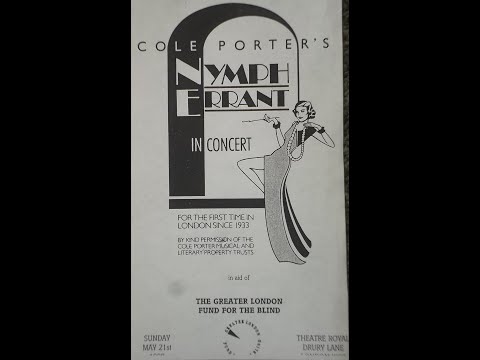 Maureen McGovern - It's Bad For Me (from Cole Porter's Nymph Errant - live performance, 1989)