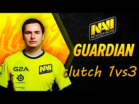 Na'Vi Guardian vs fnatic | clutch 1v3 | SL i-League StarSeries