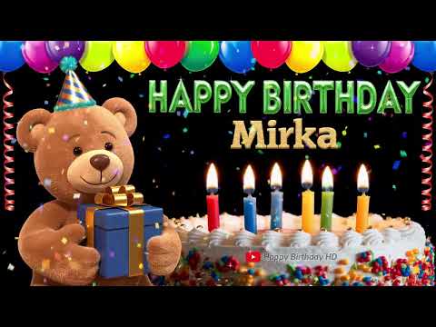Mirka Happy birthday To You - Happy Birthday song name Mirka 🎁 🎂