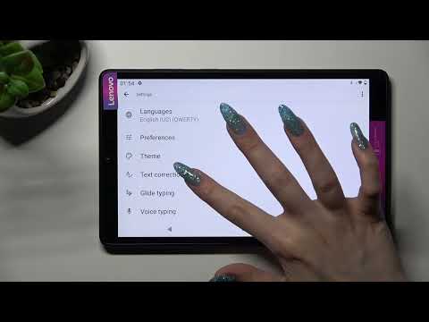 How To Enable & Disable Automatic Text Corrections OnLenovo Tab M8