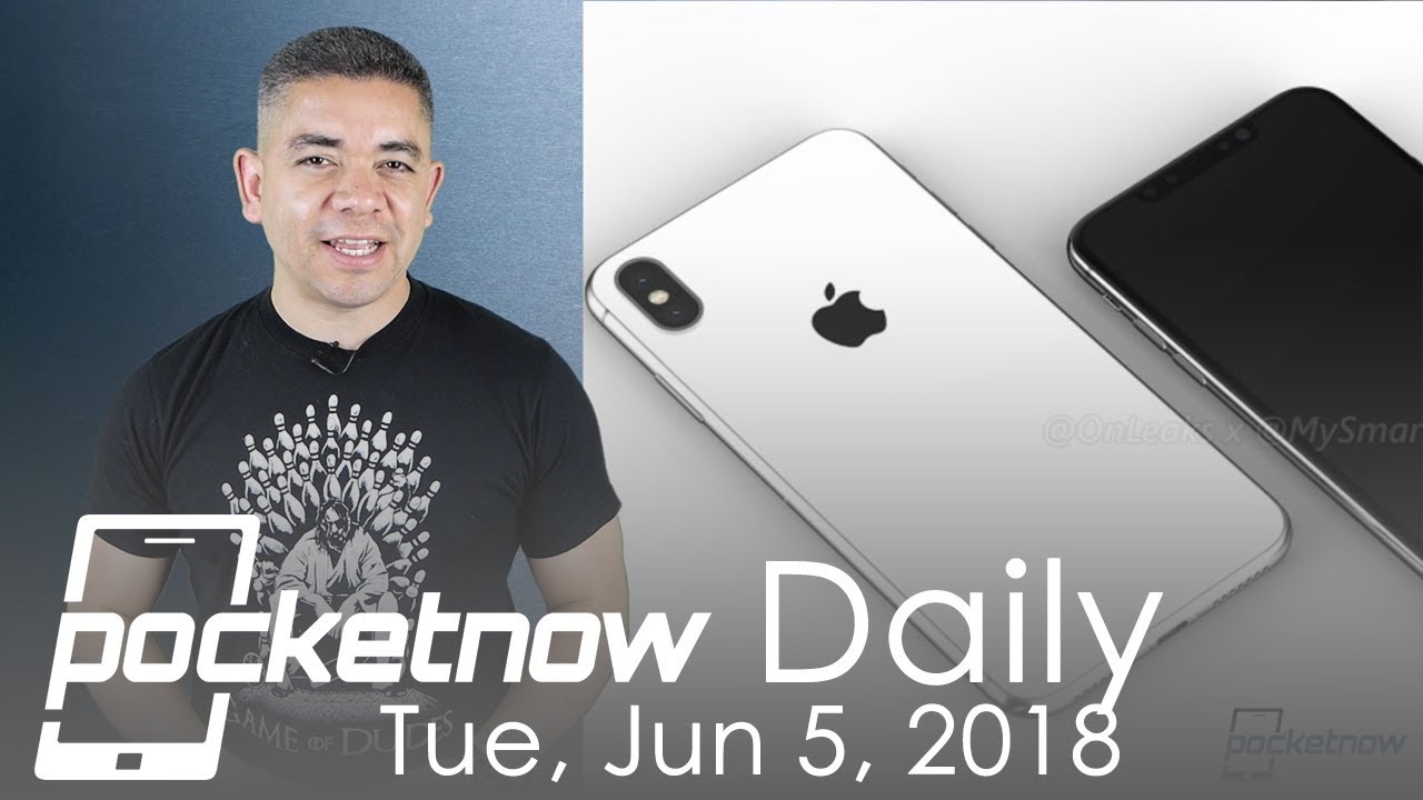 iPhone X 2018 CAD video renders, BlackBerry KEY2 leaks & more - Pocketnow Daily