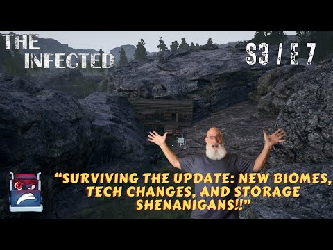The Infected Gameplay S3/E7"Surviving the Update:New Biomes, Tech Changes, and Storage Shenanigans!"