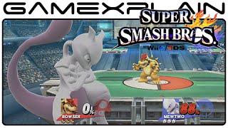 Smash Bros Wii U - Mewtwo's Screen KO, Kirby Transformation, & More!
