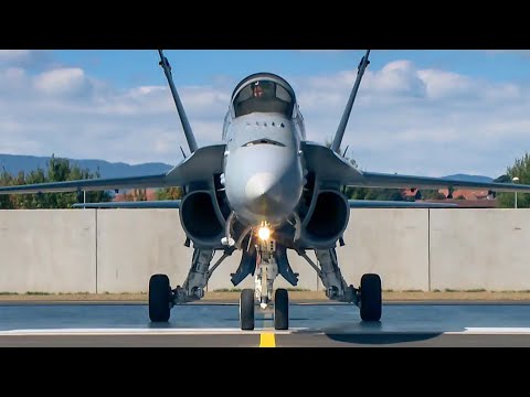 AIR14 "Teddy" F/A-18 Hornet Solo Display 2014 (Switzerland)