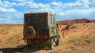 preview picture of video 'Steyr 680 4x4 off road truck - Desert Gobi - ab ins Gelände'