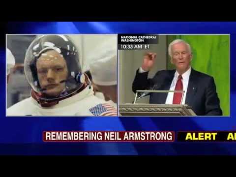 Gene Cernan Remembers Neil Armstrong During Memorial
