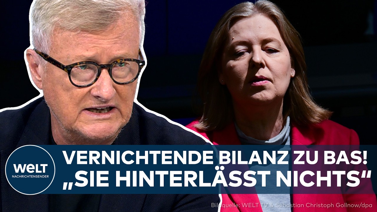 BÄRBEL BAS TRITT ZURÜCK: "Gut, dass sie geht!" Jörges zieht vernichtende Bilanz