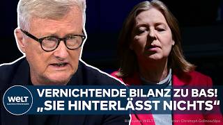 BÄRBEL BAS TRITT ZURÜCK: "Gut, dass sie geht!" Jörges zieht vernichtende Bilanz