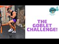 🍷THE GOBLET GAUNTLET!⁣ | BJ Gaddour Goblet Press Lunges Squats Workout Challenge