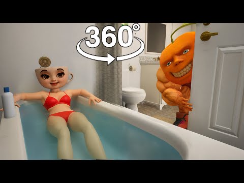 360° Udin Din Din Dun Watching Ballerina Cappuccino Bathing  | VR 8K