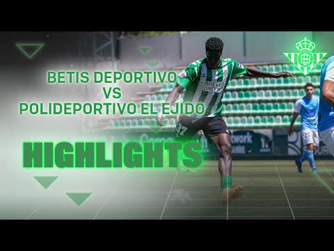 Resumen del partido Betis Deportivo - Polideportivo El Ejido (1-2) | CANTERA