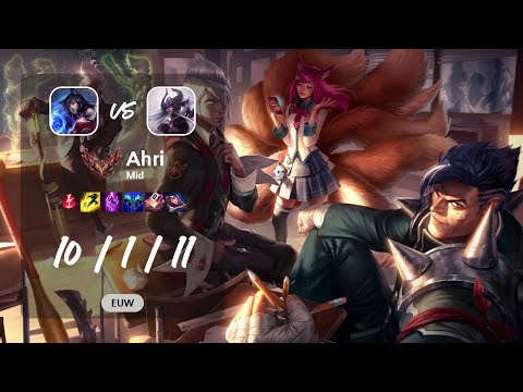 Ahri Mid vs Syndra - EUW GrandMaster Patch 13.13
