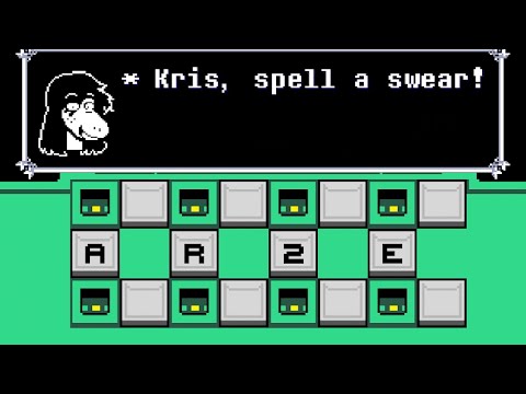 Can You SPELL a Swear Word in these Puzzles? [Deltarune chapter 2]