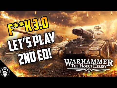 F**K 3.0! Lets Play Horus Heresy 2nd Ed! Death Guard Vs Imperialis Militia - 3000pts Battle Report