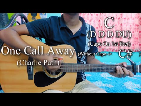 One Call Away | Charlie Puth | Easy Guitar Chords Lesson+Cover, Strumming Pattern, Progressions...