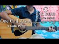 One Call Away Charlie Puth Easy Guitar Chords Lesson Cover Strumming Pattern Progressions