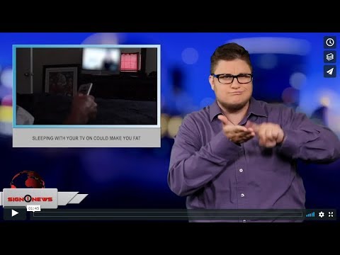Sleeping with your tv on could make you fat (ASL - 6.11.19)