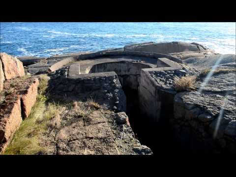 Solbergodden walk true. A stutzpunkt on the Atlantic wall in Norway