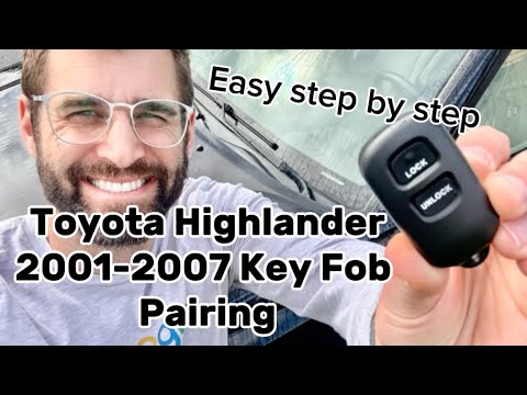 ★★★★★ EASY Toyota Highlander Key Fob Programming for 2001-2007 Remote Instructions