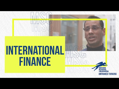 MSc in international Finance at Rennes School of Business