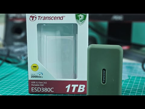 Transcend Portable SSD ESD380C 1TB Unboxing and Testing