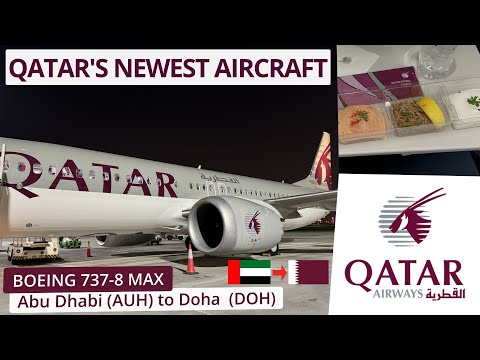YouTube thumbnail for Qatar Airways Boeing 737MAX 8 Passenger