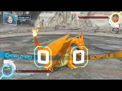 Pokken Tournament Sessions: Charizard (me) vs Secptile