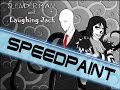 Slender man and Laughing Jack: speedpaint 