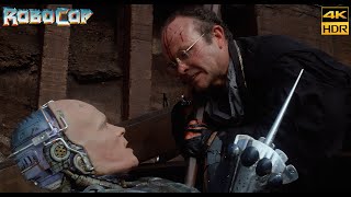 Robocop (1987) RoboCop Kills Clarence Final Showdown Scene Movie Clip 4K UHD HDR