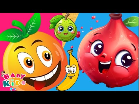 फल दोस्त हैं गाना - (The Fruit Friends Song) -Rhymes Hindi for kids Baby Kids TV