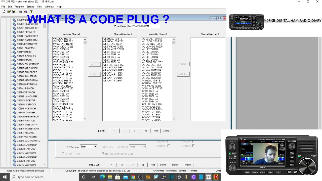 HAM RADIO - WHAT IS A CODE PLUG
