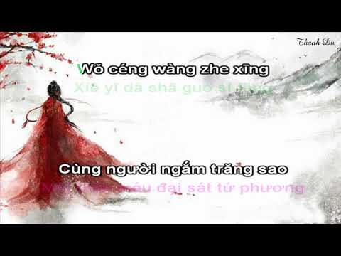 [Karaoke Việt + Pinyin] Táng Tiên -  Diệp Lý ft Uyển Xả || 葬仙 - 叶里 ft 苑舍