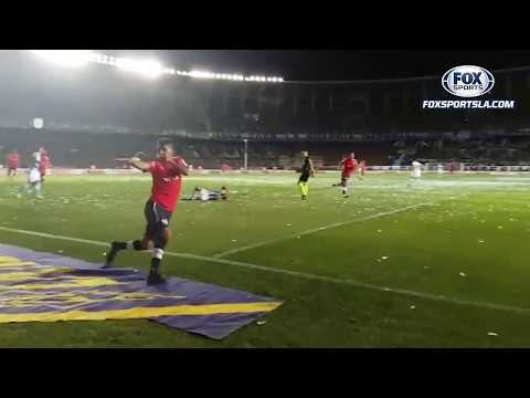 Gol de Lean Fernandez vs. Racing - Clasico Avellaneda 2017 en el Cilindro