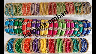 How to Make Silk Thread Bangles with price | Return Gift Bangles and Free Shipping // kalpana ambati