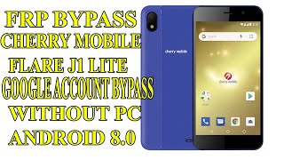 FRP BYPASS FLARE J1 LITE GOOGLE ACCOUNT BYPASS WITHOUT PC ANDROID 8.0