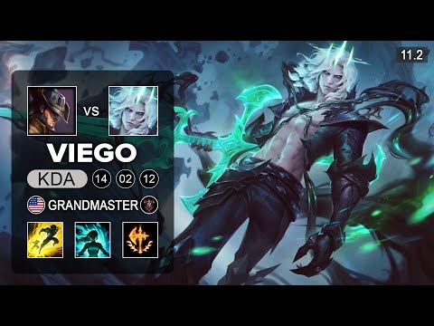Viego Mid vs Twisted Fate - NA Grandmaster Patch 11.2