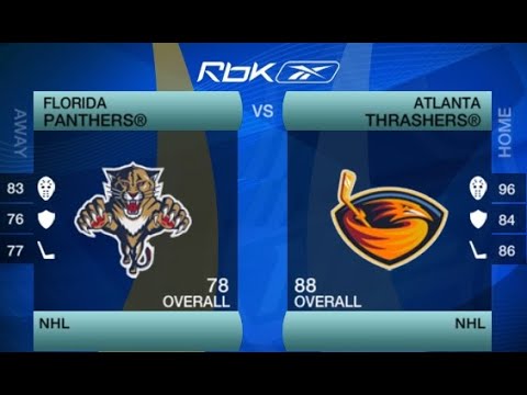 NHL09 Atlanta Thrashers VS Florida Panthers
