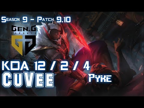 Gen CuVee PYKE vs JAX Top - Patch 9.10 KR Ranked