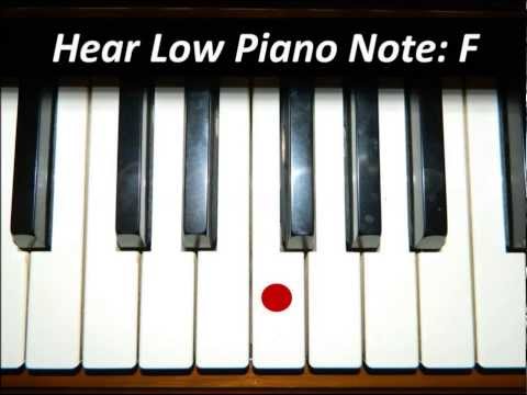 Hear Piano Note - Low F