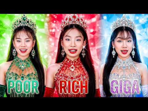 Rich Ruby Vs Poor Emerald Vs Giga Diamond Girl At School!