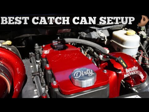 DIRTY DIESEL CUSTOM CATCH CAN INSTALL ON 6.7 CUMMINS!