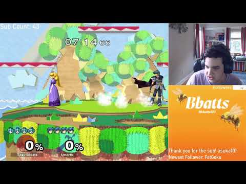 RRTBO - Bbatts (Peach) vs Umarth (Marth) - Top 64 LR2