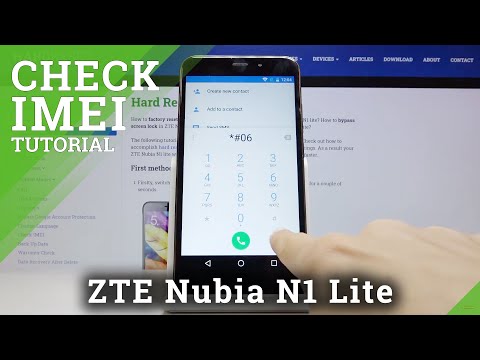 How to Check IMEI & SN in ZTE Nubia N1 Lite – Find Special Numbers