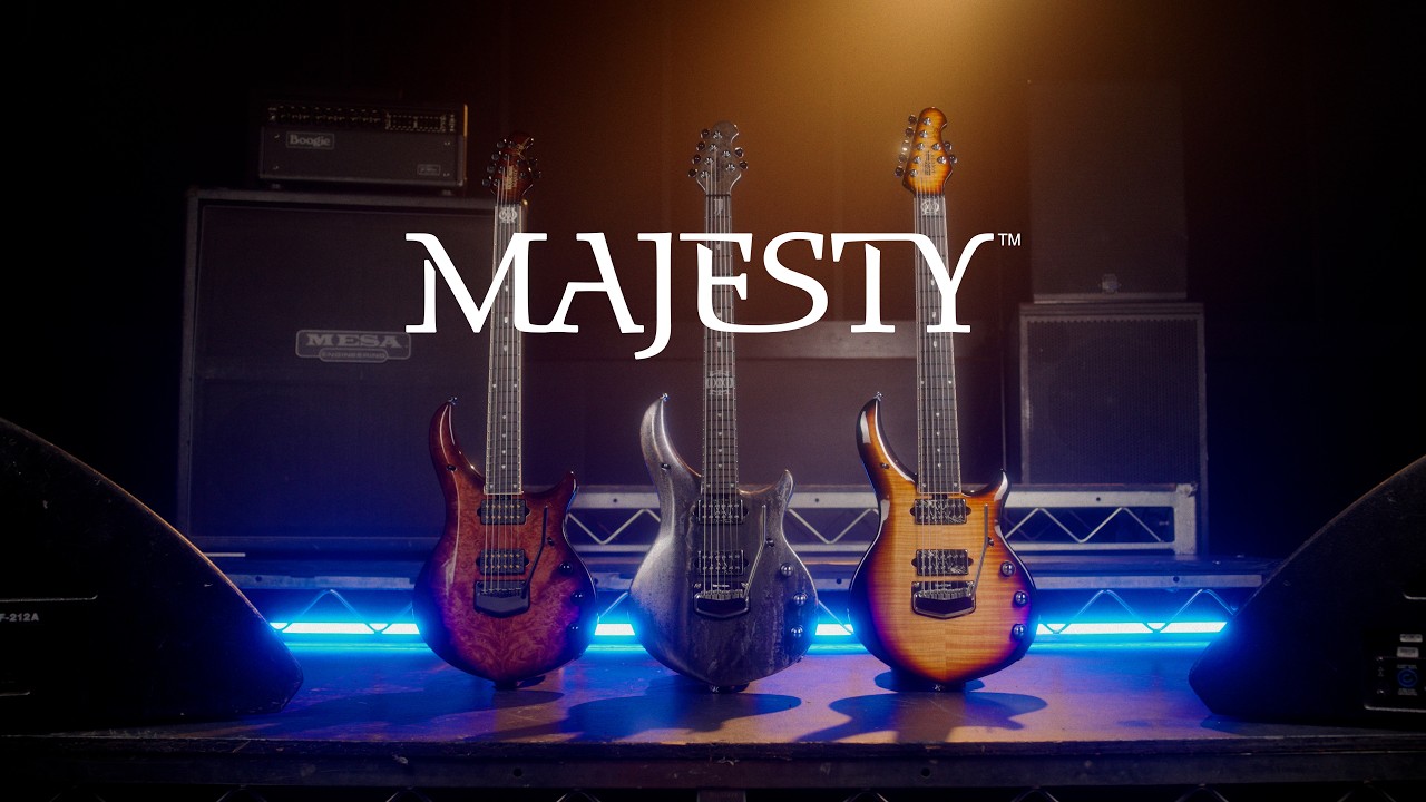 Ernie Ball Music Man: Majesty BFR 2026 Collection - YouTube