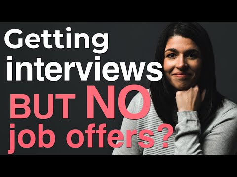 Getting interviews but no job offers (why employers reject you)