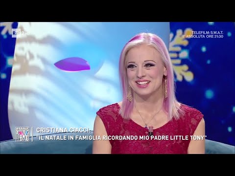 Cristiana Ciacci: i Natali passati con il padre  Little Tony - Storie al bivio Weekend 27/12/2025