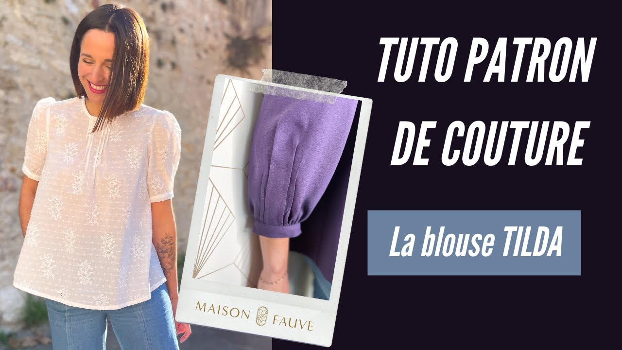 Patron couture gratuit blouse Tilda / PDF à télécharger