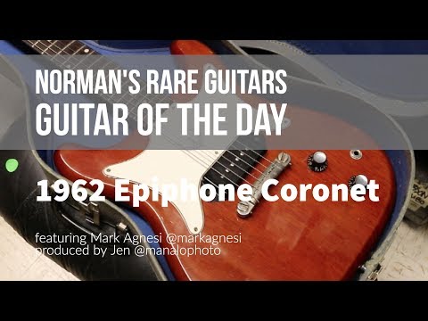 Norman's Rare Guitars - Guitar of the Day: 1962 Epiphone Coronet