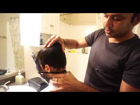 How Rushil get his haircut-1